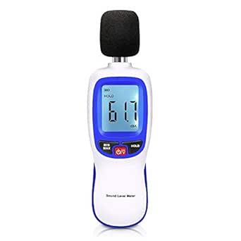 Sound Level Meter, Tragbares Digitales Schallpegelmesser zur Geräuschmessung 30-130dba Dezibel Messgerät, dB Messergerät für Kontrolle Klangqualität