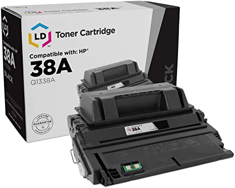 LD Compatible Toner Cartridge Replacements for HP 38A Q1338A (Black)