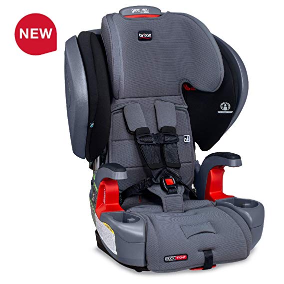 Britax Grow with You ClickTight Plus Harness-2-Booster Car Seat - 3 Layer Impact Protection - 25 to 120 pounds, Otto Safewash Fabric [Newer Version of Pinnacle]