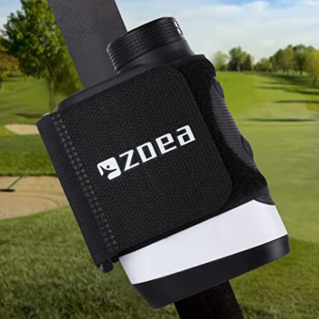 ZOEA Magnetic Rangefinder Mount Strap for Golf Cart Railing, Universal Adjustable Rangefinder Mount/Holder/Strap/Band with Ultra-Thin Strong Magnet Securely Attach to Most Rail/Bar/Frame of Golf Cart