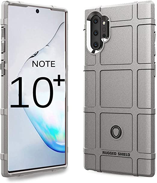 Sucnakp Galaxy Note 10  Plus/5G/Pro Case,Heavy Duty Shock Absorption Phone Cases Impact Resistant Protective Cover for Samsung Galaxy Note 10  Plus（New Gray）