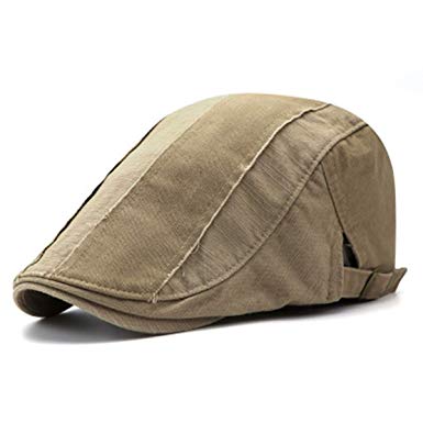 Beret Hat Cotton Buckle Adjustable Newsboy Hats Cabbie Cap Unisex Baseball Cap