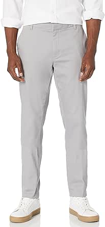 Amazon Essentials Men's Slim-Fit Wrinkle-Resistant Flat-Front Stretch Chino Pant