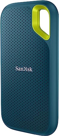 SanDisk 2TB Extreme Portable SSD - Up to 1050MB/s - USB-C, USB 3.2 Gen 2 - External Solid State Drive - SDSSDE61-2T00-G25M