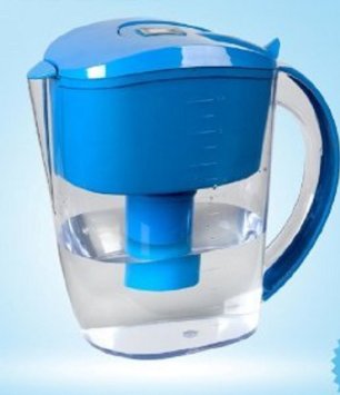 Alkaline Water Filter Pitcher - 3.5 Liter, Blue (BLUE)