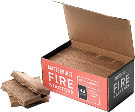 Masterbuilt MB20091521 Fire Starters, 48 Count, Brown