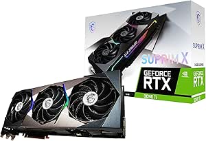 MSI GeForce RTX 3090 Ti SUPRIM X 24G Gaming Graphics Card - NVIDIA RTX 3090 Ti, 24 GB Memory