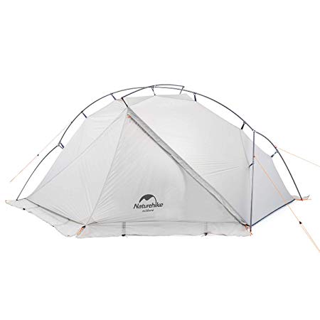 Naturehike VIK 1 Person Ultralight 4 Season Backpacking Tents with Footprint - 15D Lightest Portable Tent for Camping Hiking with Carry Bag