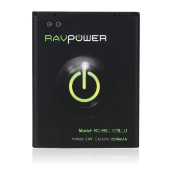 RAVPower 38V 2250mAh Extended Battery for Samsung Galaxy S3 GT-I9300 T999 T-Mobile I747 ATampT I535 Verizon R530 US Cellular L710 Sprint Fits EB-L1G6LLU