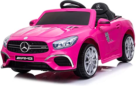 Best Ride On Cars Mercedes SL-63 Ride On Car, 12V, Pink