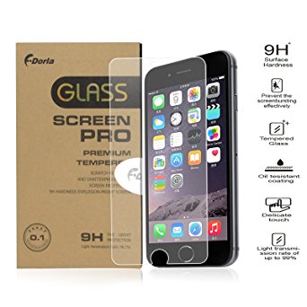 F-Dorla Ultra-thin 0.3mm Tempered Glass Screen Protector for iphone 6(4.7inch)with 9h Hardness&anti-scratch/shatterproof/fingerprint (1pack)