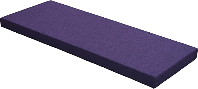 Sincere Custom Size High Density Upholstery Foam Seat Cushion, Bench Seating Pads, Patio Furniture Cushion, Bay Window Seat Cushion Indoor, Sofa Cushion