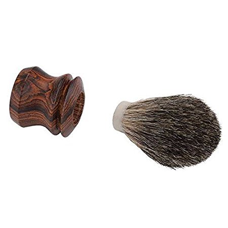 Woodturning Project Kit for Badger Hair Bristle Brush 20mm