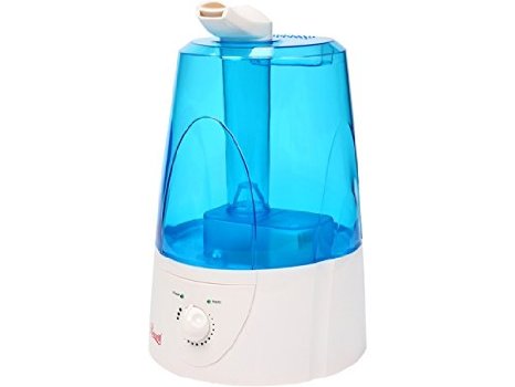 Rosewill RHHD-14001 Filterless Ultrasonic Humidifier with Adjustable Dual Nozzle Mist Outlet White