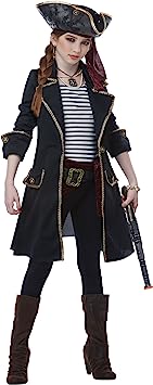 High Seas Captain Girls Costume