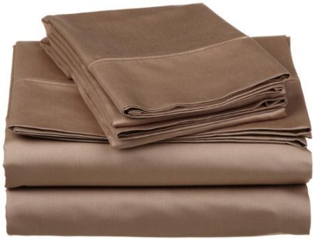 Royal Hotel Collection Soft Brushed Microfiber Full, Taupe Bed Sheets Set, HOTEL Quality Platinum Collection Bedding Set, Deep Pockets, Wrinkle & Fade Resistant, Hypoallergenic Sheet & Pillow Case Set