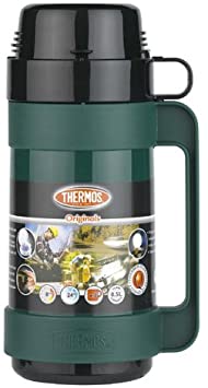 Thermos Mondial Flask, 500 ml - Black/Green/Blue