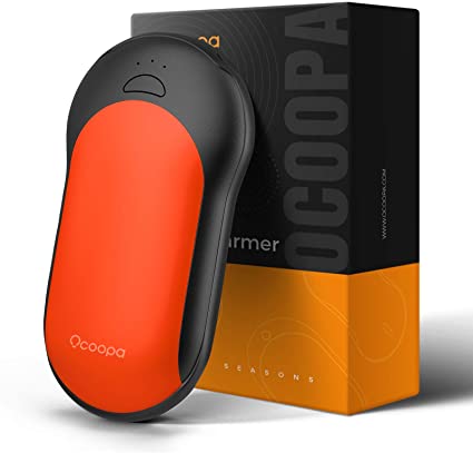 OCOOPA Rechargeable Hand Warmers, 10000mAH Electric Handwarmer Winter Warm 15 Hours Portable Hands Heater for Men and Women, Outdoor Indoor Camping/Fishing/Cycling/Motorcycling/Skiing