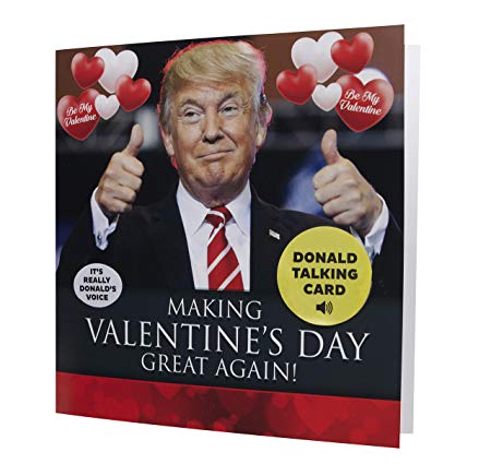 Talking Trump Valentines Card Surprise Someone With A Personal Valentine Day Greeting From The President Of The United States Includes Envelope