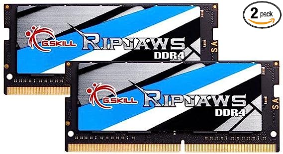 G.Skill 16GB 3200MHz DDR4 SO-DIMM Laptop Memory Upgrade Kit (CL18) 1.20V PC4-25600 Ripjaws 2x8GB