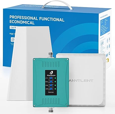 Cell Phone Signal Booster for Home | Up to 5,500 sq ft | Boost 5G 4G LTE & 3G Signals | Compatible with All Canadian Carriers - Bell, Rogers, Telus & More | ISED Approved