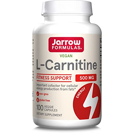 Jarrow Formulas, L-Carnitine 500, 500 mg, 100 Capsules