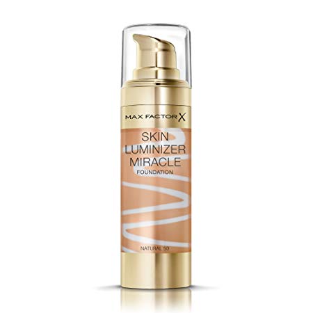 Max Factor Skin Luminizer Miracle Foundation, No. 77 Soft Honey, 1 Ounce