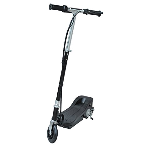 Aosom 24V Battery Powered Kids Ride-On Electric Motorized E-Scooter (Black)