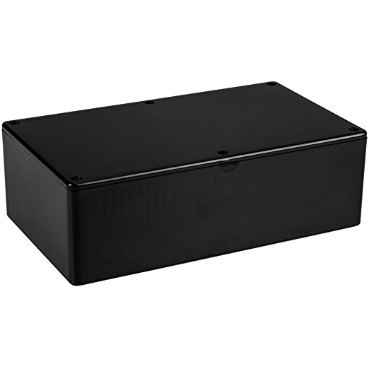 Hammond 1591ESBK ABS Project Box, Black