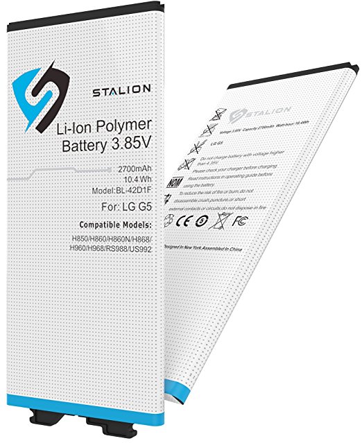 LG G5 Battery: Stalion Strength 2700mAh Li-Ion Internal Replacement Battery