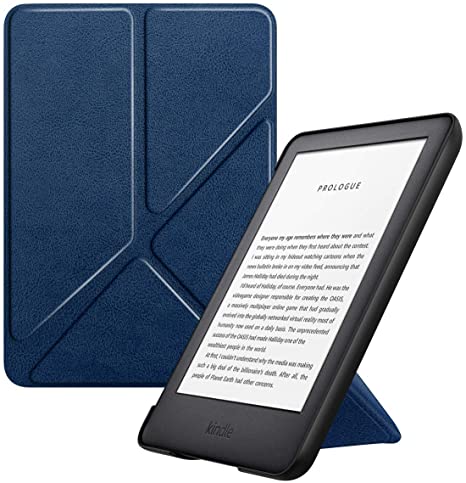 MoKo Case Fits All-New Kindle (10th Generation - 2019 Release Only), Standing Origami Shell Cover with Auto Wake/Sleep, Will Not Fit Kindle Paperwhite 10th Generation 2018 - Indigo