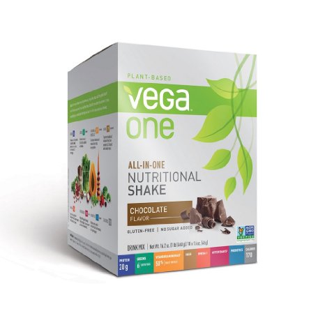 Vega All-in-One Nutritional Shake, Chocolate, 10 Count