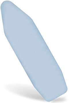 Premium Scorch Resistant Padded Ironing Board Cover - Extra Thick Padding - Heat Reflective - Silicone Coated Pad - 15 x 54 Inch - Light Blue - By Utopia Home