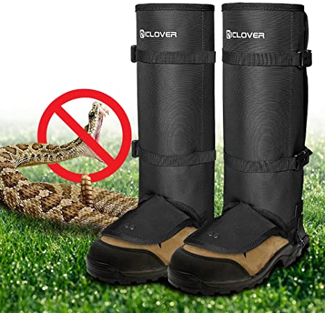IC ICLOVER Snake Guards, New Upgraded Lightweight Stab-Resistant Snake Gaiters Proof Leggings, Protects Against Snake Bite of All Types of Rattlesnakes, Adjustable Size Fits for Men and Women