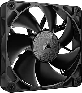 CORSAIR iCUE Link RX120 Ventilateur PWM 120mm - Roulement à Dôme Magnétique - Ventilateur Simple - Noir