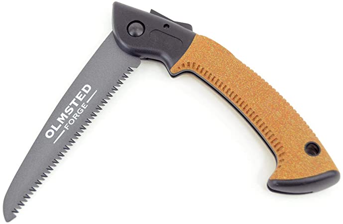 OLMSTED FORGE Hand Saw with 7” Folding Blade