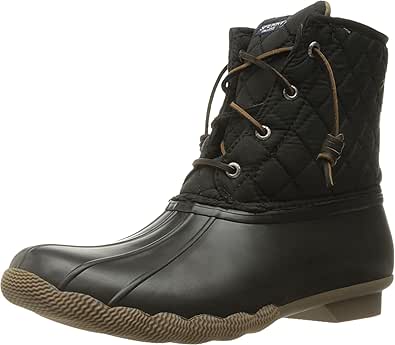 Sperry Women's Saltwater Boots, Black, 9.5