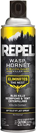 Repel Wasp,Hornet & Yellow Jacket, Aerosol, 14-Ounce