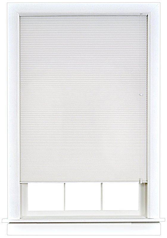 Achim Home Furnishings Honeycomb Cellular Shade, 29-Inch by 64-Inch, White