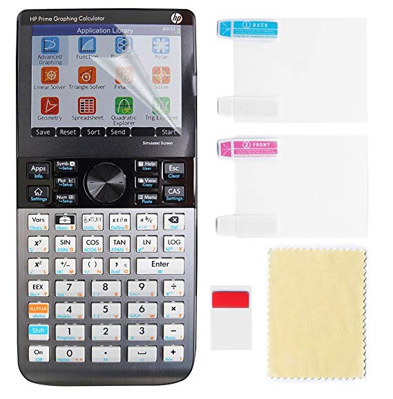 FitSand (TM) 2PCS High Definition Scratchproof Screen Protector Film for HP Prime Graphing Calculator