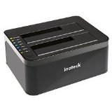 Inateck USB 30 to SATA Dual-Bay USB 30 Hard Drive Docking Station with Offline Clone Function for 25 Inch and 35 Inch HDD SSD SATA SATA I II III Support 2x 6TB and UASP Tool-free