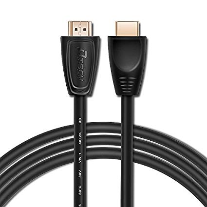 DTECH UHD HDMI Cable 1m 4K 60Hz, Male to Male Cord Support 1080p/2K at 144Hz