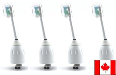 4 Pieces New Sonicare e-Series Standard Replacement Brush Heads for Philips Toothbrush Sonicare HX7022 E-Series Standard fits Philips Advance CleanCare Elite Essence and Xtreme Brush Handles