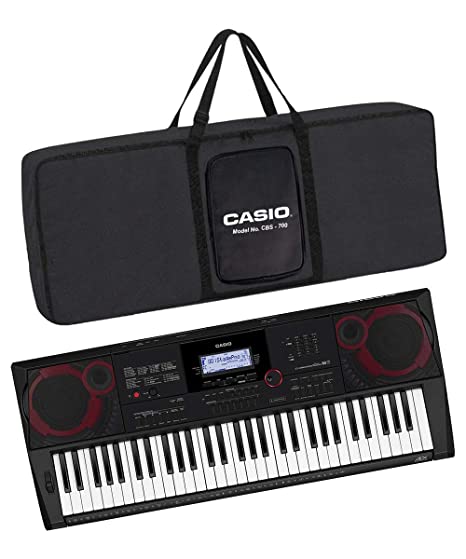 Casio CT-X8000IN 61-Key Portable Keyboard with Carry Case (Black)