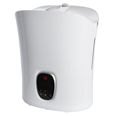 Ivation Digital Humidifier w/LCD Control Panel - Features Warm & Cool Mist, Timer, Auto Shutoff, Aroma Compartment & More