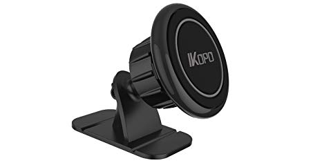 IKOPO Magnetic Phone Holder for Car Dashboard,Strongest VHB Adhesive Car Phone Mount Suitable for iPhone X 8/7/7Plus,Samsung Galaxy S9 S8 Plus Note 9 8,Nexus,LG,Huawei More Smartphone(Black)