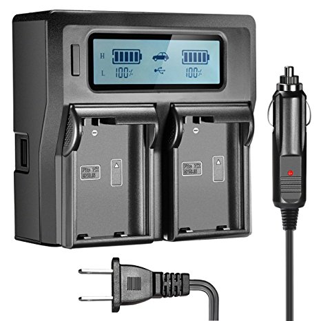 OAproda EN-EL15 Rapid Dual LCD Battery Charger for Nikon EN EL15,EN-EL15A, D7100, D7000, D7200, D750,D810, D610, D800, D600, D800e, D500, v1 Digital Cameras, Replacement of MH-25 Charger