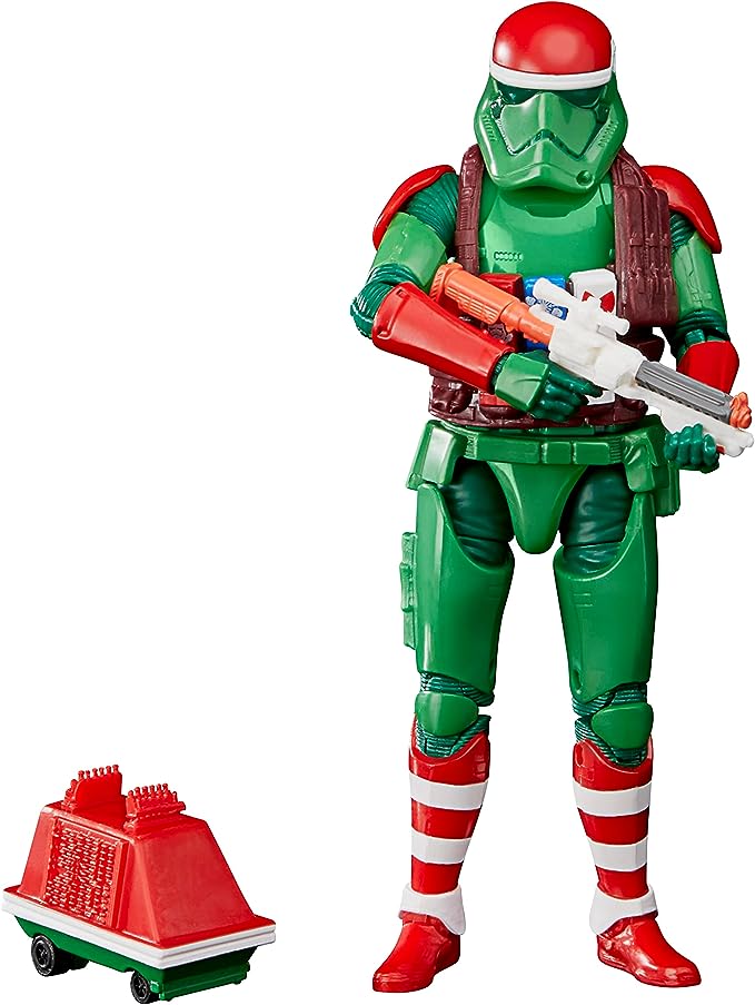 STAR WARS The Black Series First Order Stormtrooper (Holiday Edition) and Mouse Droid Toys, 6-Inch-Scale Holiday-Themed Collectible Figures (Amazon Exclusive)