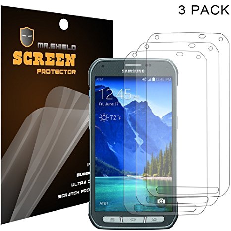 Mr Shield For Samsung Galaxy S5 Active (G870) Premium Clear Screen Protector [3-PACK] with Lifetime Replacement Warranty