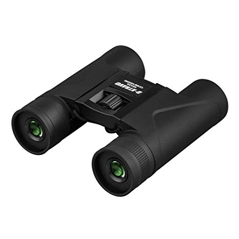 10X25 Binoculars for Adults Kids, High Powered Compact Binoculars with Weak Light Night Vision BAK4 Prism FMC Lens for Bird Watching Hiking Hunting Concerts Outdoor Sports Games, Life Waterproof